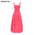 2022 New Fashion slip Dresses Rose Red Sexy Party Wear Woman's Dresses